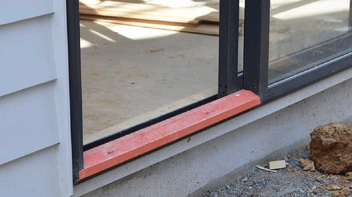 Protection for Aluminium Door Joinery During Construction