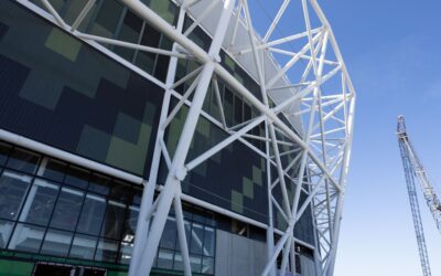 GIB® Plasterboard Shaping Christchurch Stadium Build