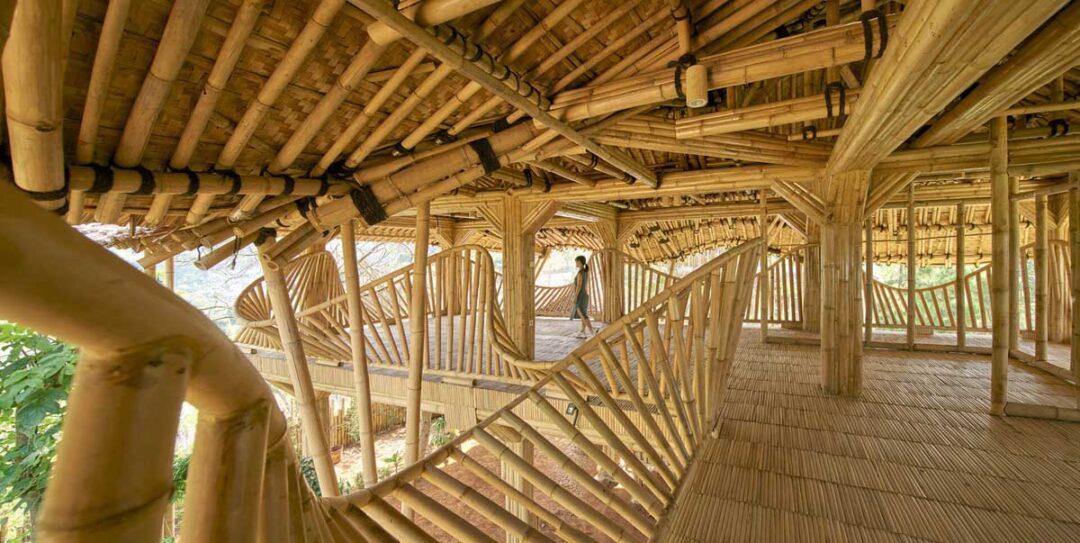 RAW Weaves Bamboo Brilliance in Indonesia Photo: Eric Dinardi - Realrich Architecture Workshop (RAW)